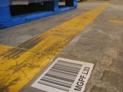 inotec Barcode Bodenmarkierung Floortag Line inotec Barcode Bodenmarkierung Floortag Line