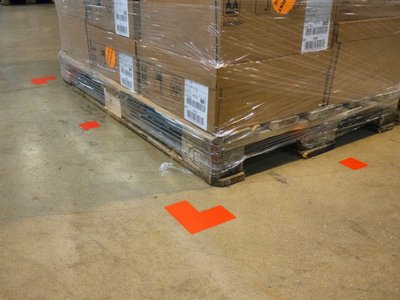 inotec Barcode Bodenmarkierung Rot inotec Barcode Bodenmarkierung Rot