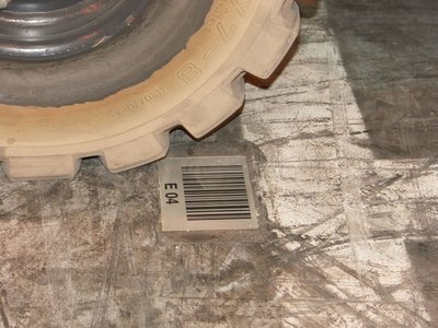 inotec Barcode Bodenmarkierung Floortag Gabelstabler inotec Barcode Bodenmarkierung Floortag Gabelstabler